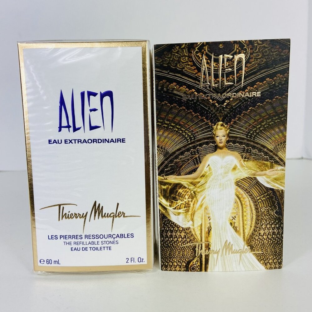 Thierry Mugler Alien Eau Extraordinaire EDT 60 ml / 2 oz Refillable Stones NIB